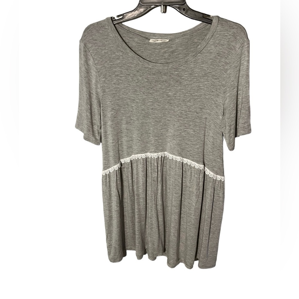 Carole Christian Women’s Short Sleeve Rayon / Spandex Blend Shirt